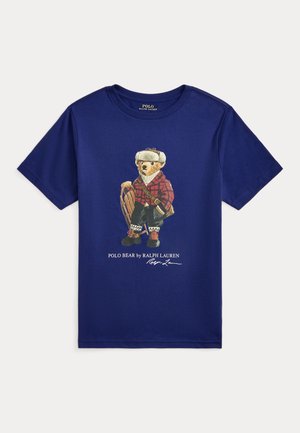 Polo Ralph Lauren POLO BEAR COTTON JERSEY TEE - Triko s potiskem - fall royal