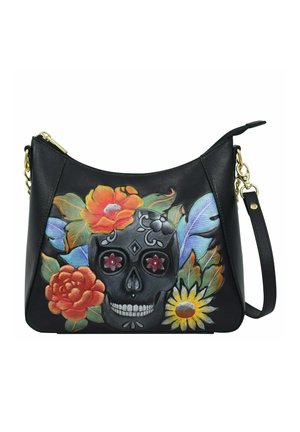 HOBO - Handtas - midnight calavera