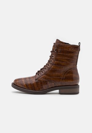Schnürstiefelette - brown