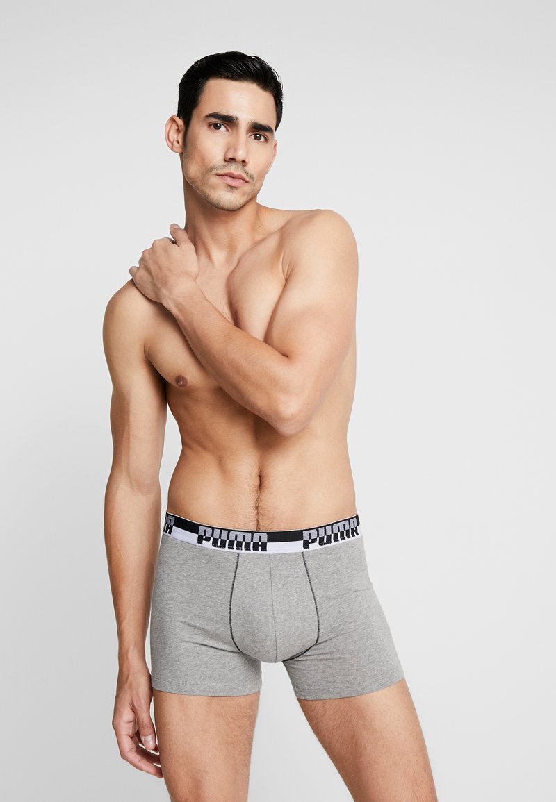 Puma PUMA BASIC BOXER WORDING 2 PACK - Boxer Briefs - black