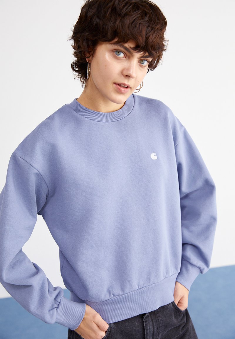 Carhartt WIP CASEY - Sportinis megztinis - bay blue/silver