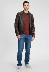 Mauritius GMBRODY LASV - Giacca di pelle - dark brown