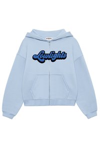 TRENDY ZIP HOODIE - Felpa con zip - sky blue