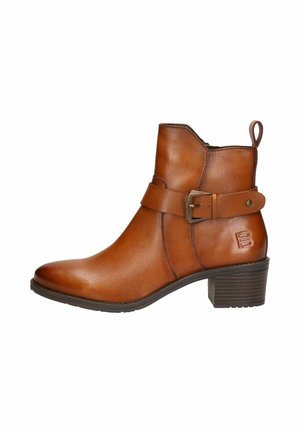 Ankle boots - cognac