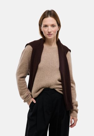 MANCHES LONGUES COL BATEAU - Pullover - houppelande