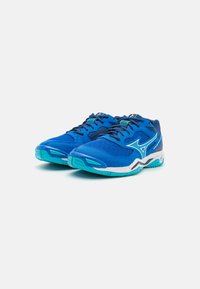 Mizuno WAVE PHANTOM 3 - Kézilabdacipő - mugen blue/white/estate blue