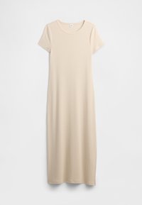 MAXI DRESS - Vestido de malha - sand