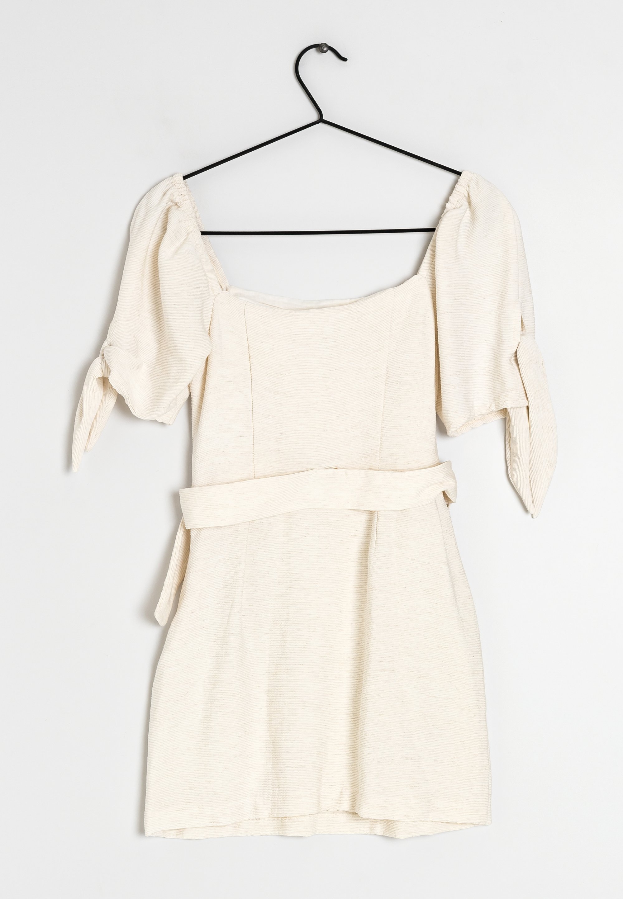 knee length dresses for ladies Island Echoes Linen Mini Dress