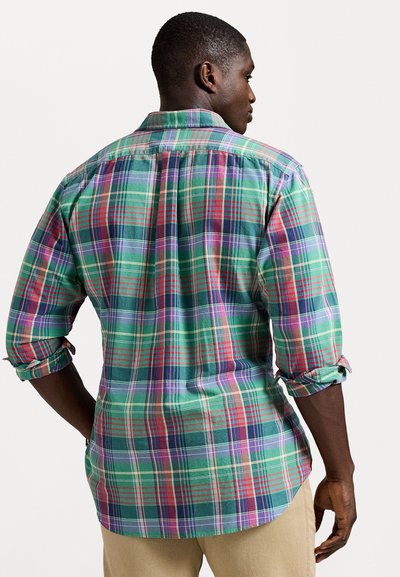 Polo Ralph Lauren Big & Tall PLAID OXFORD SHIRT - Cămașă - green/red/multi