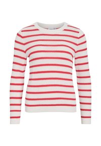 Neizbrano, white alyssum stripes:hibiscus