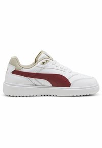 Puma DOUBLECOURT UNISEX - Sportcipő - white intense red