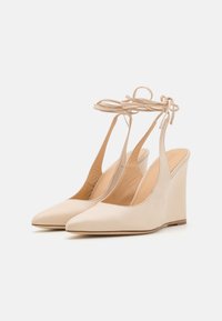 ALOHAS BIRDIE - Obuća na petu s vezicama - cream