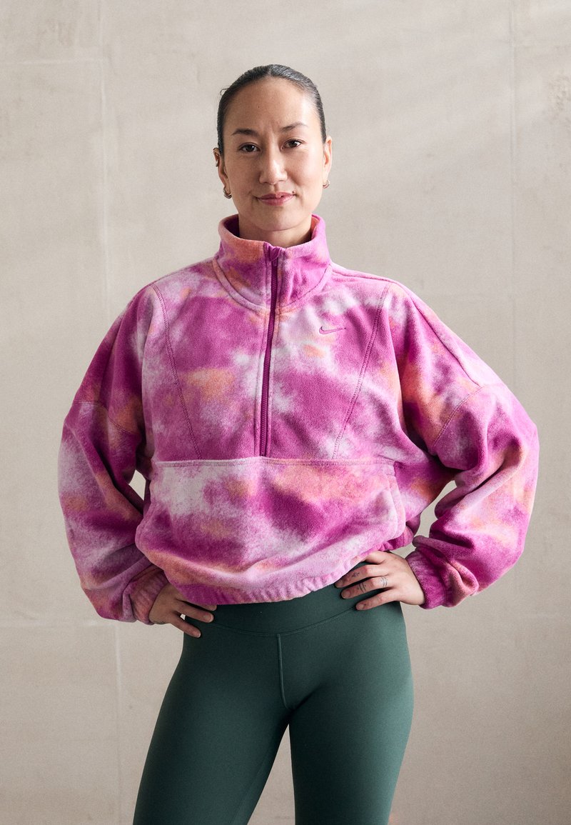 Nike Performance ONE - Suéter de forro polar - hot fuchsia