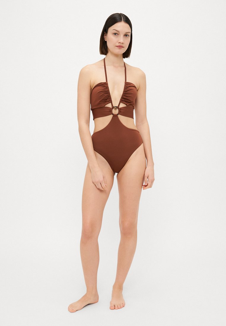 Max Mara Beachwear CLEOPATRA - Swimsuit - cocoa/brown
