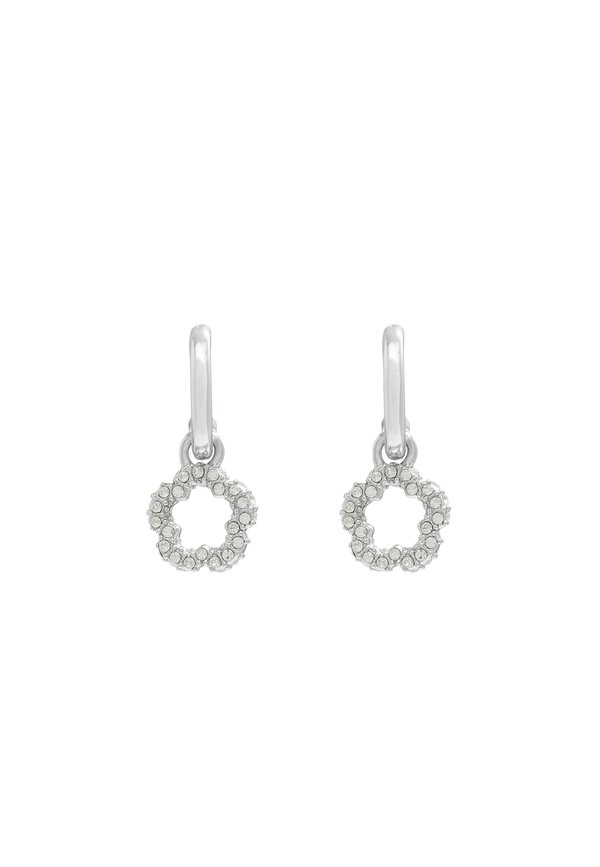SIGNATURE PAVE TEA ROSE CHARM HUGGIES - Earrings