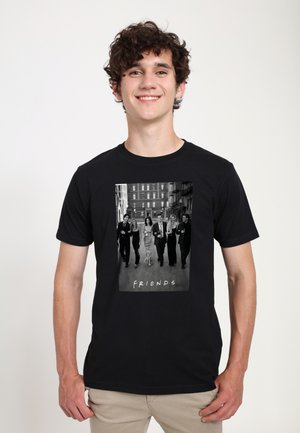 FRIENDS TV SHOW POSTER GRAPHIC - Print T-shirt - black