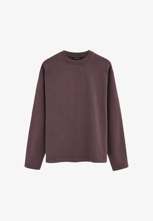 Polo Club, SWEATSHIRT MAN EGEO LONG SLEEVE OVERSIZE FIT - Sweatshirt - plum