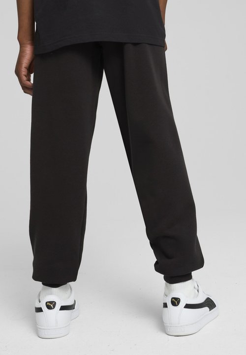 PUMA LOGO - Tracksuit bottoms - black — photo 3
