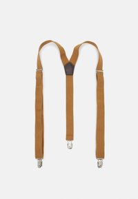 Only & Sons ONSBOWTIE SUSPENDER UNISEX SET - Pajarita - brown sugar