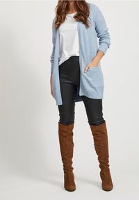 VILA Chaqueta de punto - mottled light blue