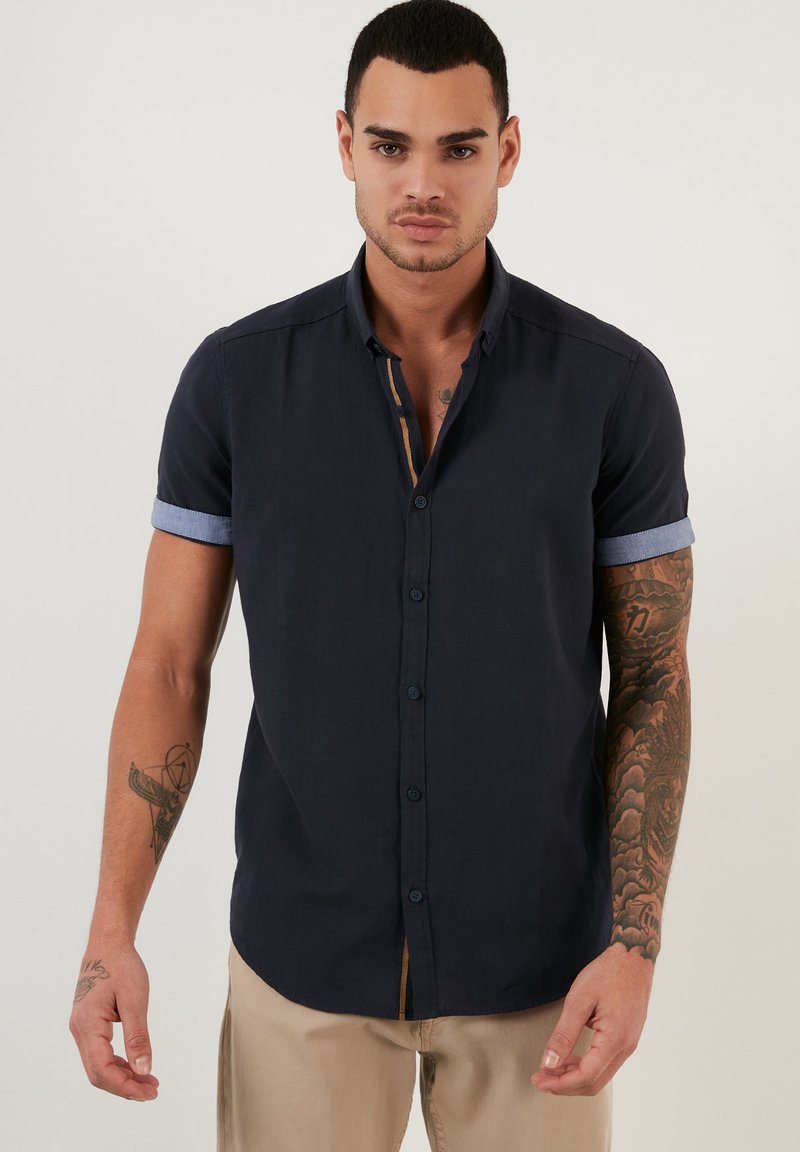 Buratti REGULAR FIT - Camicia - navy blue