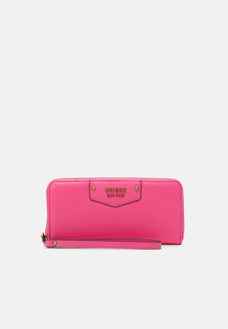 Guess ECO BRENTON ZIP AROUND Wallet bright pink/pink Zalando.co.uk