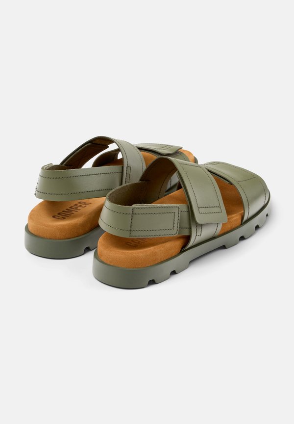 BRUTUS - Walking sandals - mittelgrün4