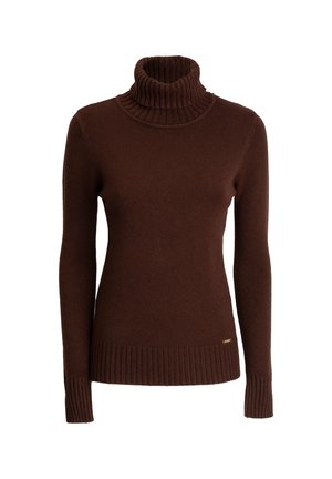 INFLUENCER, INFLUENCER PULLOVER TURTLENECK LINE PULL MID-THICK - Jersey de punto - brown