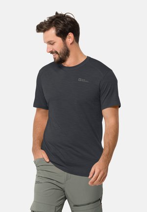 Jack Wolfskin KAMMWEG - Sport T-shirt - phantom