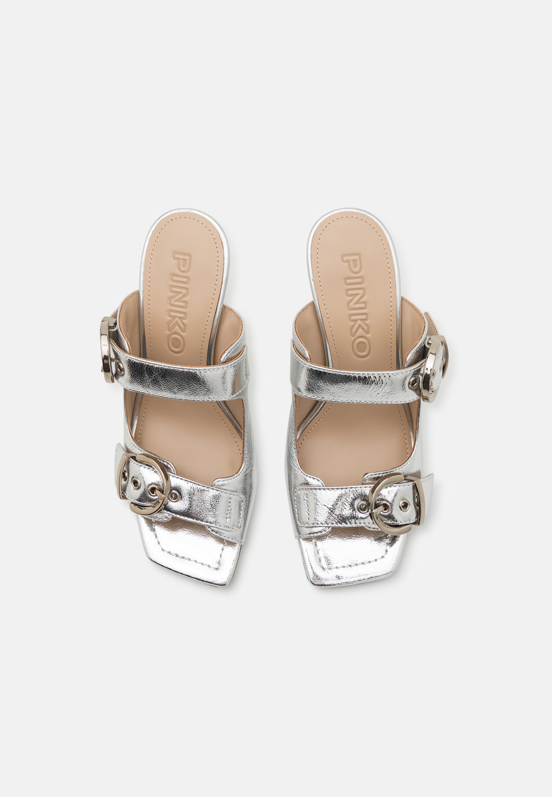 サンダル・ミュール PINKO 'Lisa 01' sandals Silver シルバー（銀色）系 PINKO(ピンコ) サンダル・ミュール
