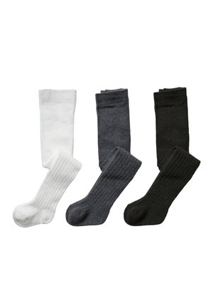 BABY TIGHTS 3-PACK - Strumpfhose - White / Grey melange / Black