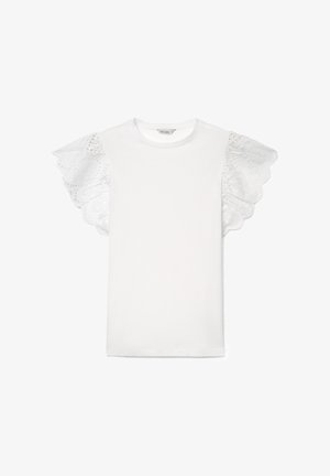 Calliope, T-SHIRT APPLICAZIONI - T-shirt imprimé - bianco ottico