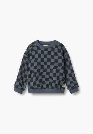 Wheat, SWEATSHIRT UNISEX - Sweatshirt - navy blue check