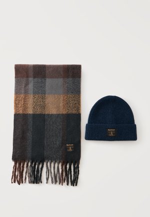 Barbour, WESTERDALE GIFT SET UNISEX - Шал - navy/grey
