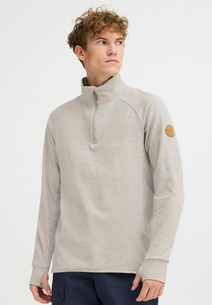 NBKABA M SKI - Strickpullover - light grey melange
