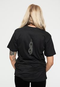 Paradiso Clothing SLIPKNOT HI- BUILD BAND LOGO - Print T-shirt - black