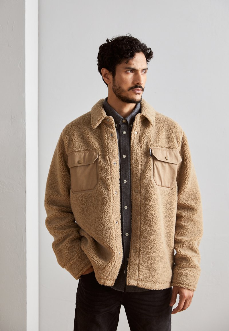 Schott SHWAZE - Jachetă din fleece - beige