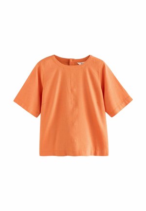 Next REGULAR FIT - SHORT SLEEVE BOXY - Print T-shirt - orange