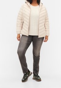 Zizzi Vinterjacka - beige