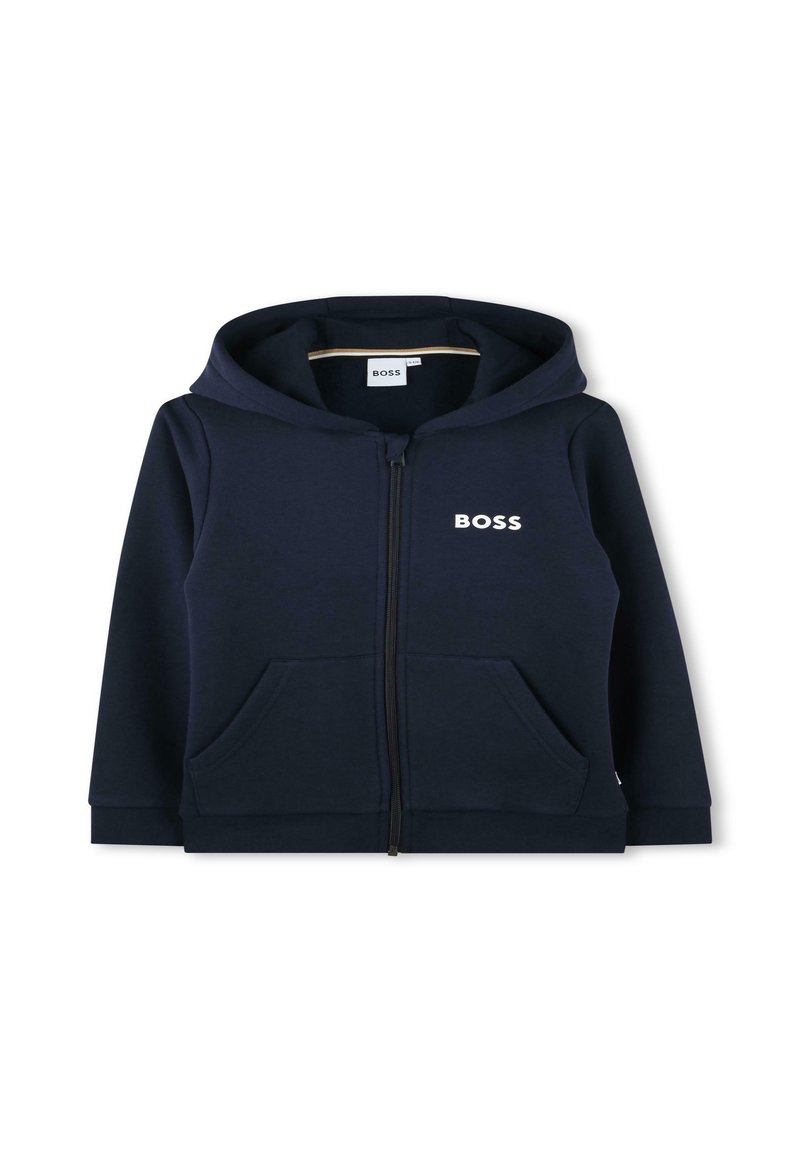 BOSS Kidswear Sweater met rits blauw BOSS Kidswear Sweater met rits blauw