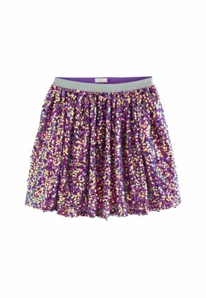 Next REGULAR FIT - A-Linien-Rock - purple sequin