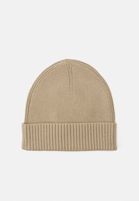 Tommy Hilfiger FLAG BEANIE UNISEX - Huer - beige