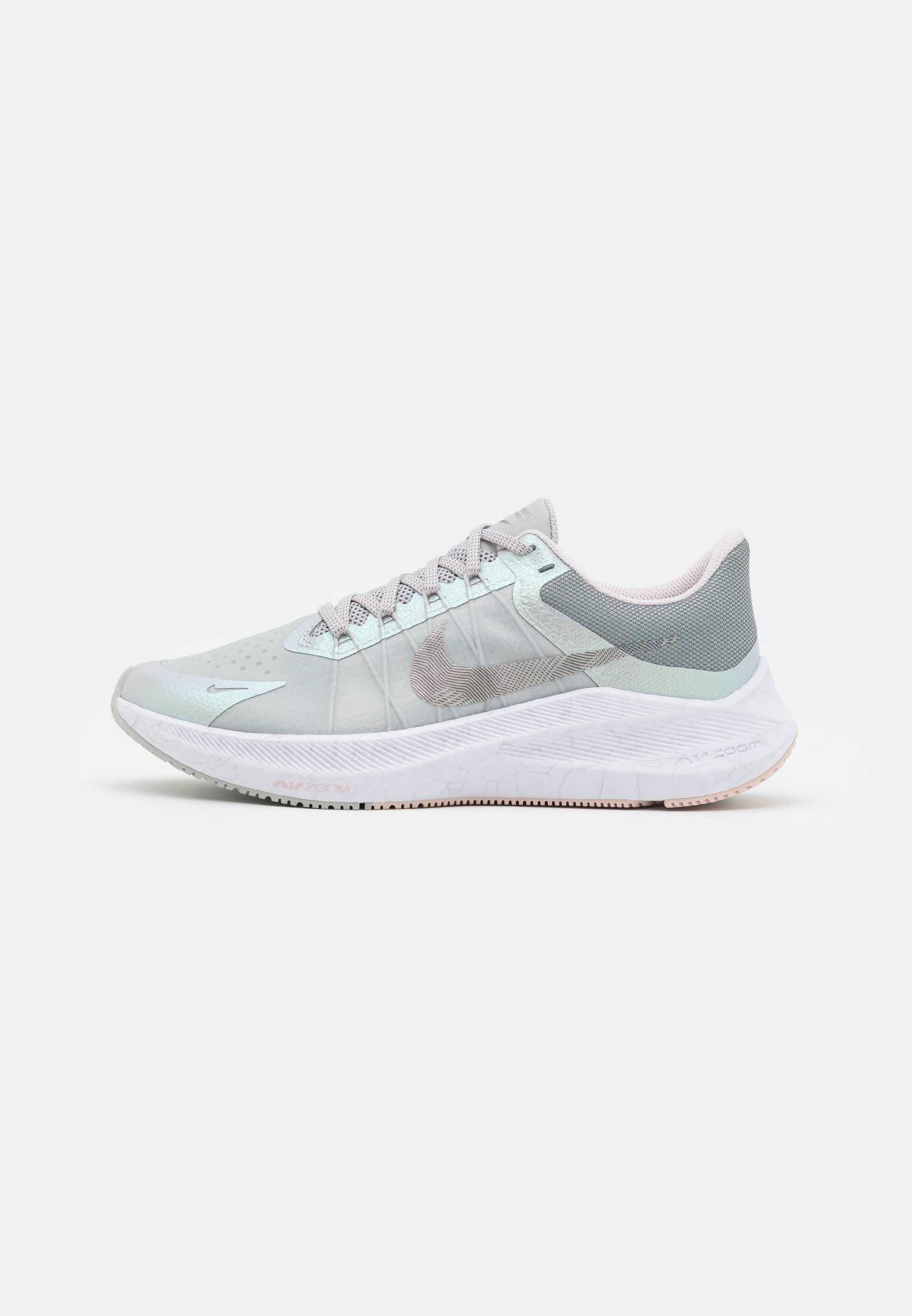 Nike Performance WINFLO 8 PRM - Zapatillas - grey fog/barely rose/pale  coral/metallic pewter/pink oxford/white/gris - Zalando.es