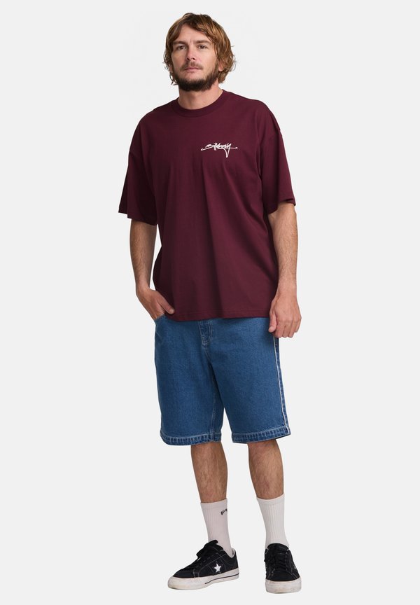 TRUCKER - Print T-shirt - plum4