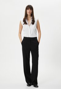 Koton CLASSIC NECK BUTTONED - Camicia - off white