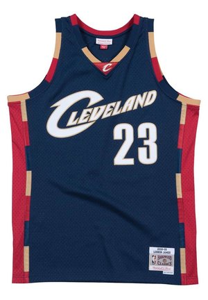 NBA SWINGMAN ALTERNATE CLEVELAND CAVALIERS 08 LEBRON JAME - Débardeur - navy