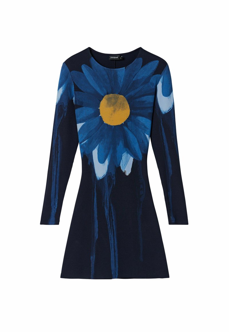 Desigual Gebreide jurk blauw Desigual Gebreide jurk blauw