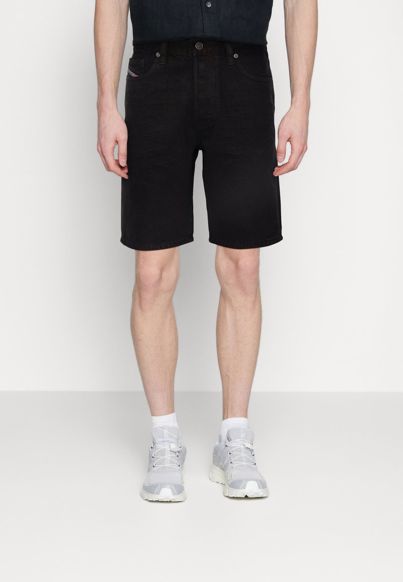 Diesel REGULARSHORT Denim shorts black/black denim Zalando.ie