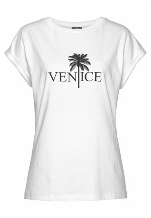 Venice Beach Print T-shirt - weiß