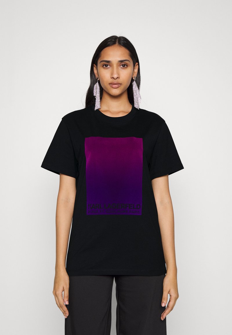 Karl Lagerfeld Tshirt Signature Blackgold main image 1